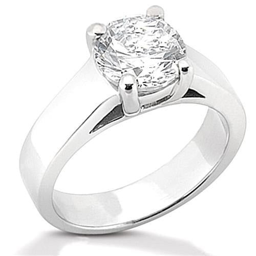 Echt Diamant-Verlobungsring Prong Style 0,75 ct. Solitär Gold