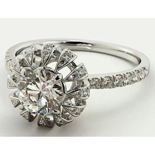 Echt Diamant Verlobungsring mit Akzent 2,75 Karat Schmuck