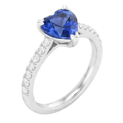 Echt Saphir Verlobung Ring