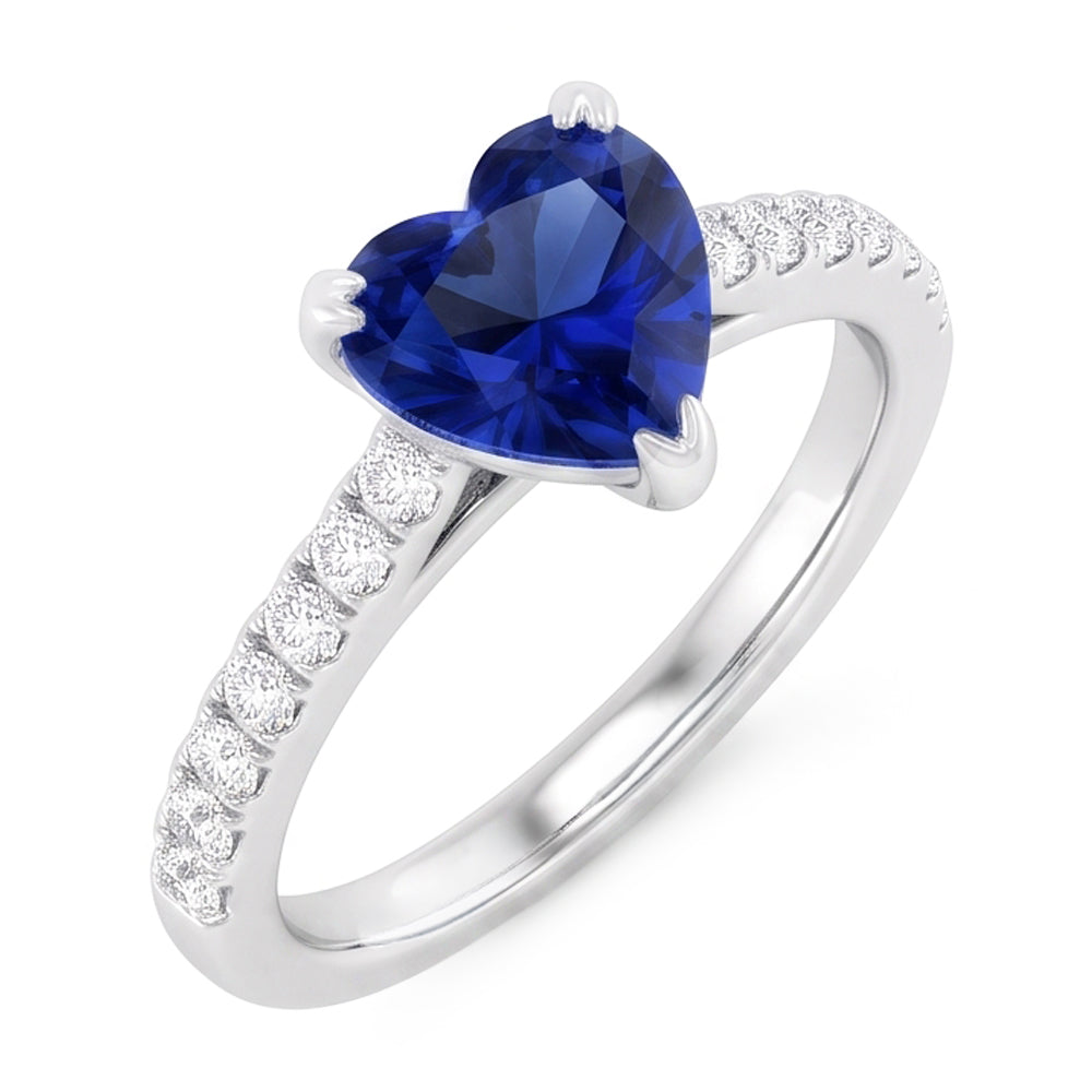 Echt Saphir Verlobung Ring