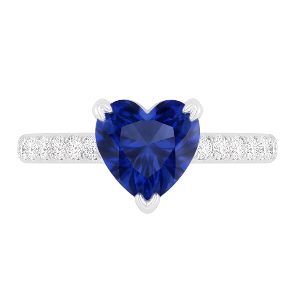 Echt Saphir Verlobung Ring