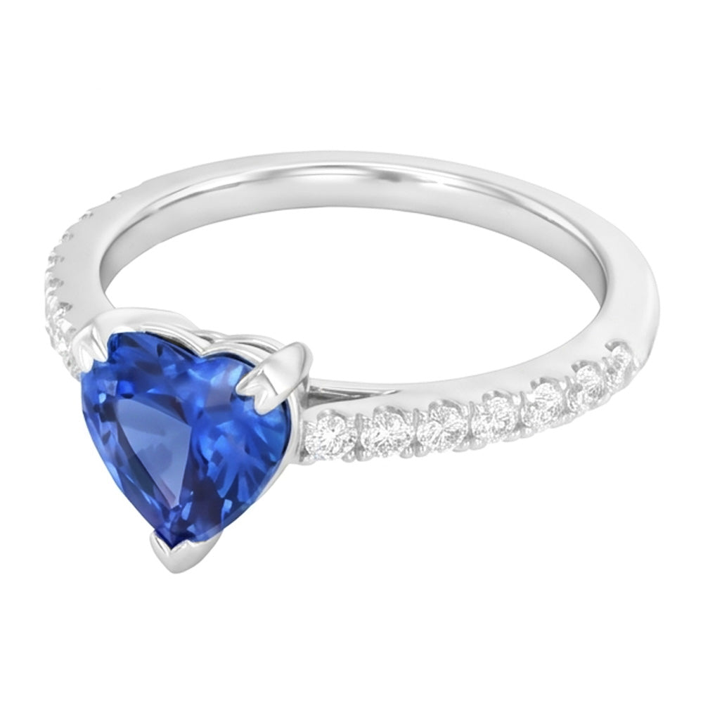 Echt Saphir Verlobung Ring