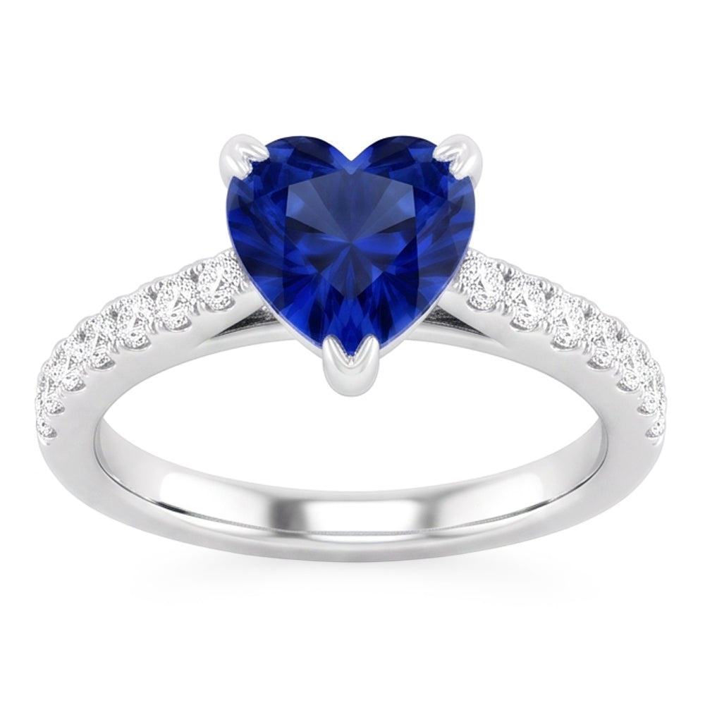 Echt Saphir Verlobung Ring