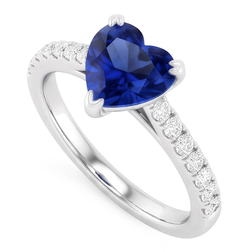 Echt Saphir Verlobung Ring