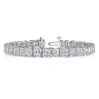 Echt das teuerste Armband mit Asscher-Diamanten