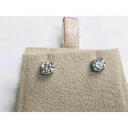 Echt Aus der Erde Abgebauter Natürlicher Diamant-Ohrstecker 1 Karat