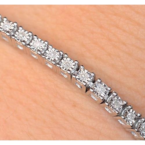 Diamant Tennisarmband Zinken Set 5 Karat F Vs1 Damen Schmuck - harrychadent.de