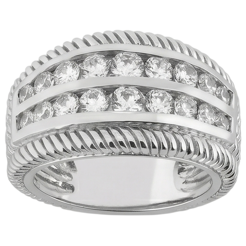 Echter 2,50 Karat runder Aus der Erde Abgebauter Natürlicher Diamant-Jubiläumsring für die rechte Hand