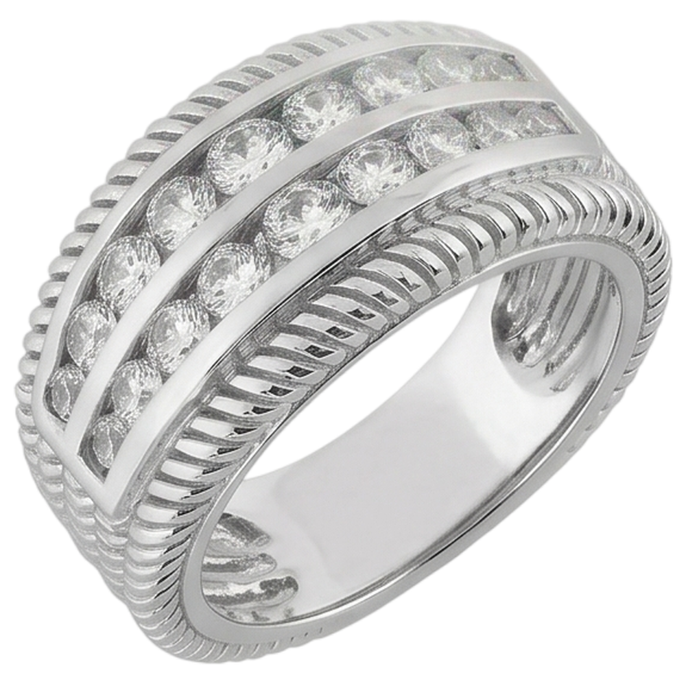 Echter 2,50 Karat runder Aus der Erde Abgebauter Natürlicher Diamant-Jubiläumsring für die rechte Hand