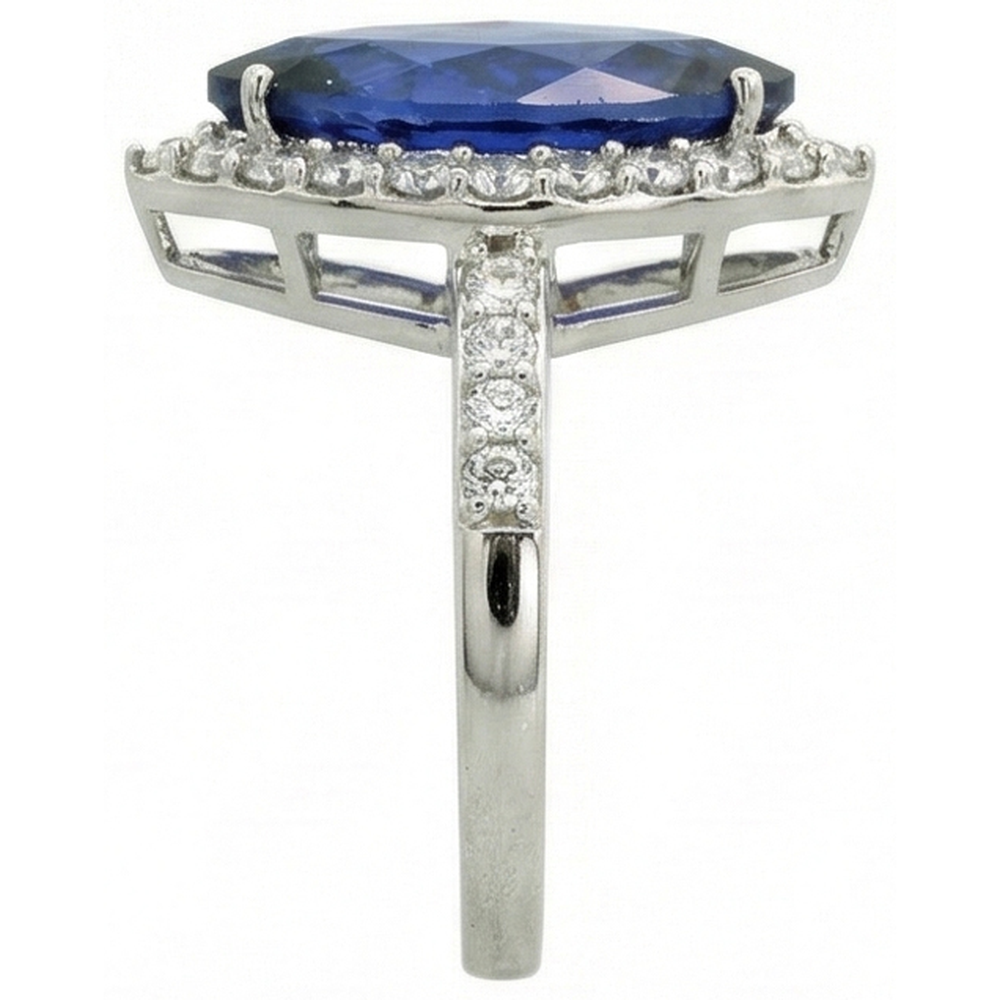 Echter 4 Carat Marquise-Saphir-Ring