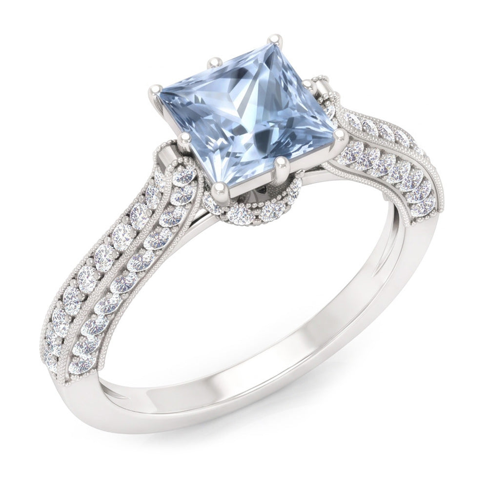 Echter Aquamarin Ring 8.50 Karat