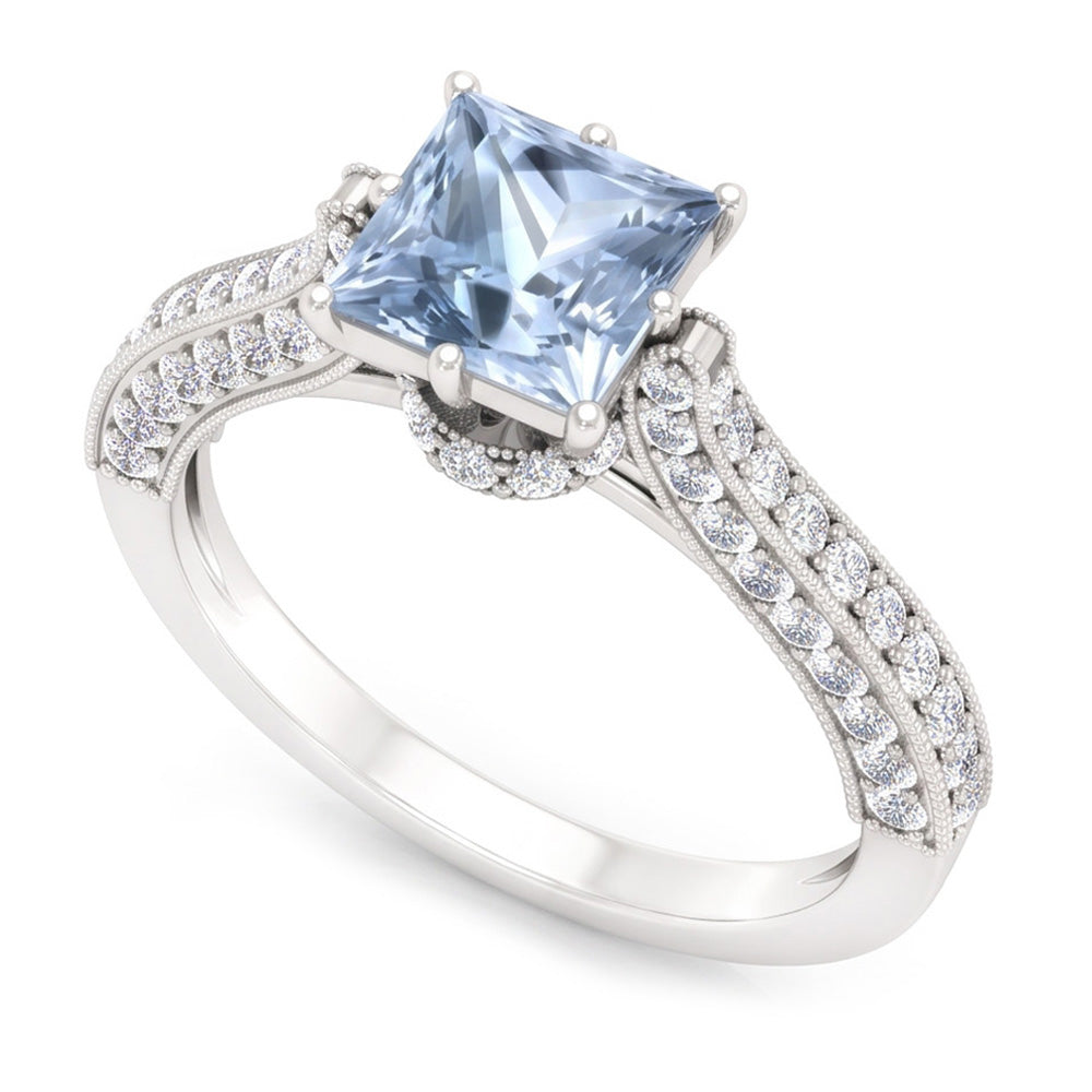Echter Aquamarin Ring 8.50 Karat