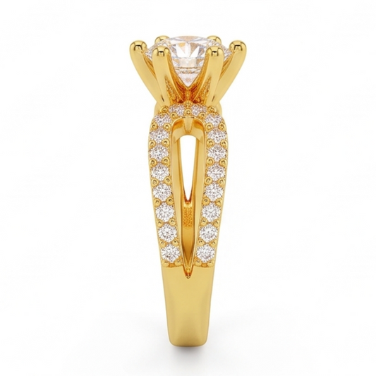 Echter Diamant Ring 0.90 Karat