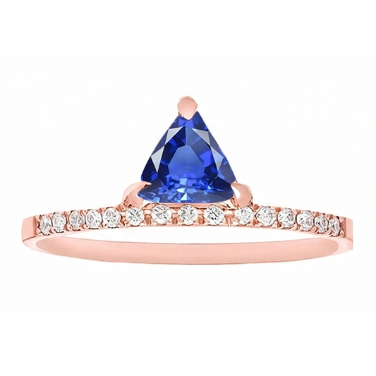 Echter Diamant Ring 1.50 Karat - 14K Roségold