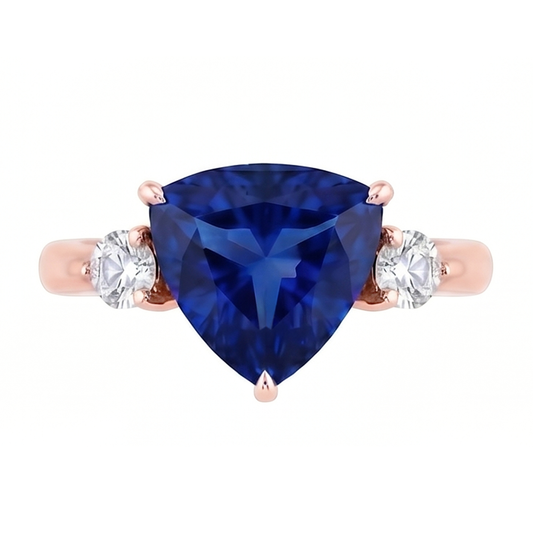 Echter Diamant Ring 1.75 Karat - 14K Roségold