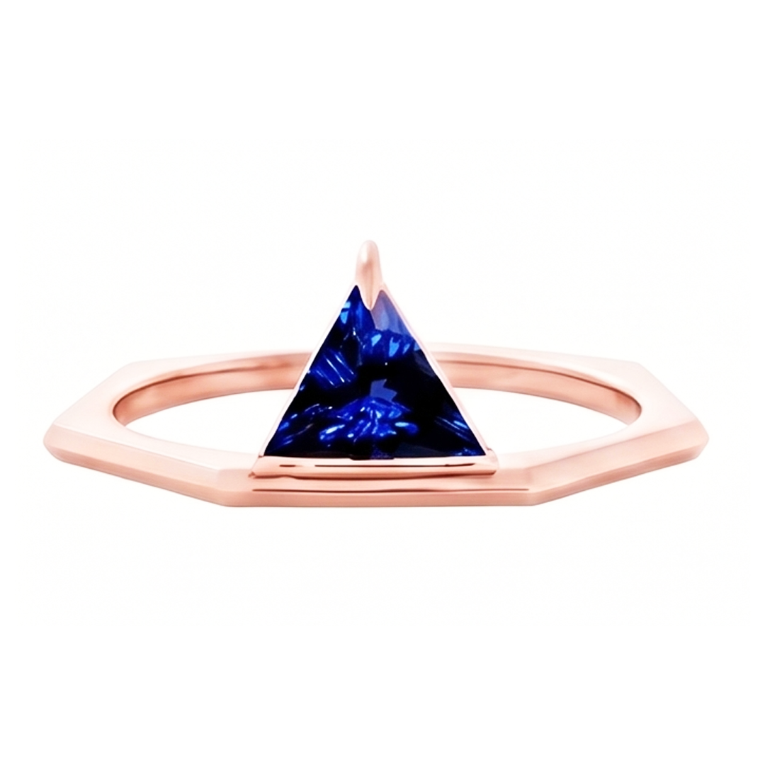 Echter Diamant Ring 1 Karat - 14K Roségold