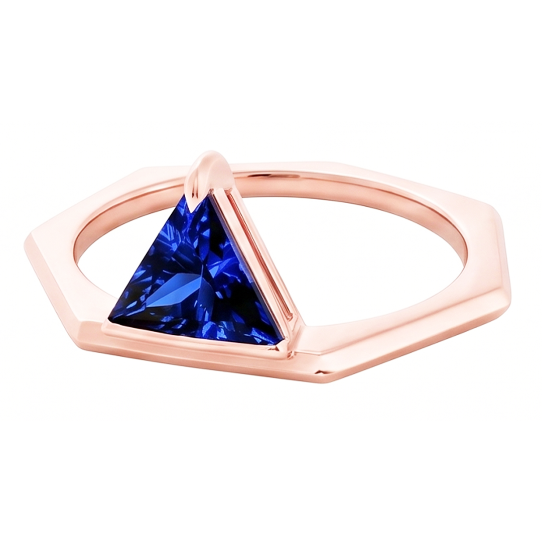 Echter Diamant Ring 1 Karat - 14K Roségold