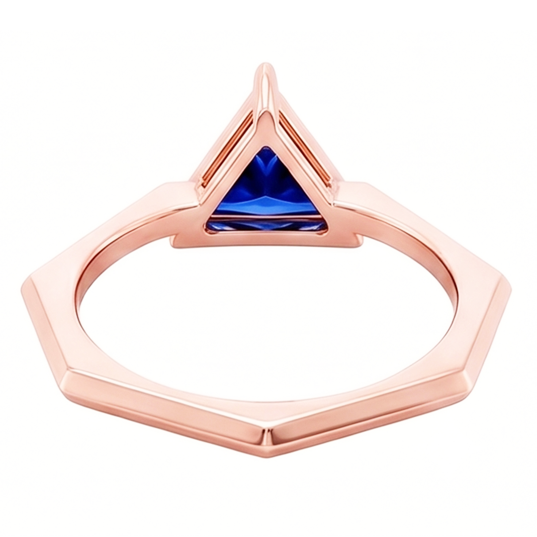 Echter Diamant Ring 1 Karat - 14K Roségold