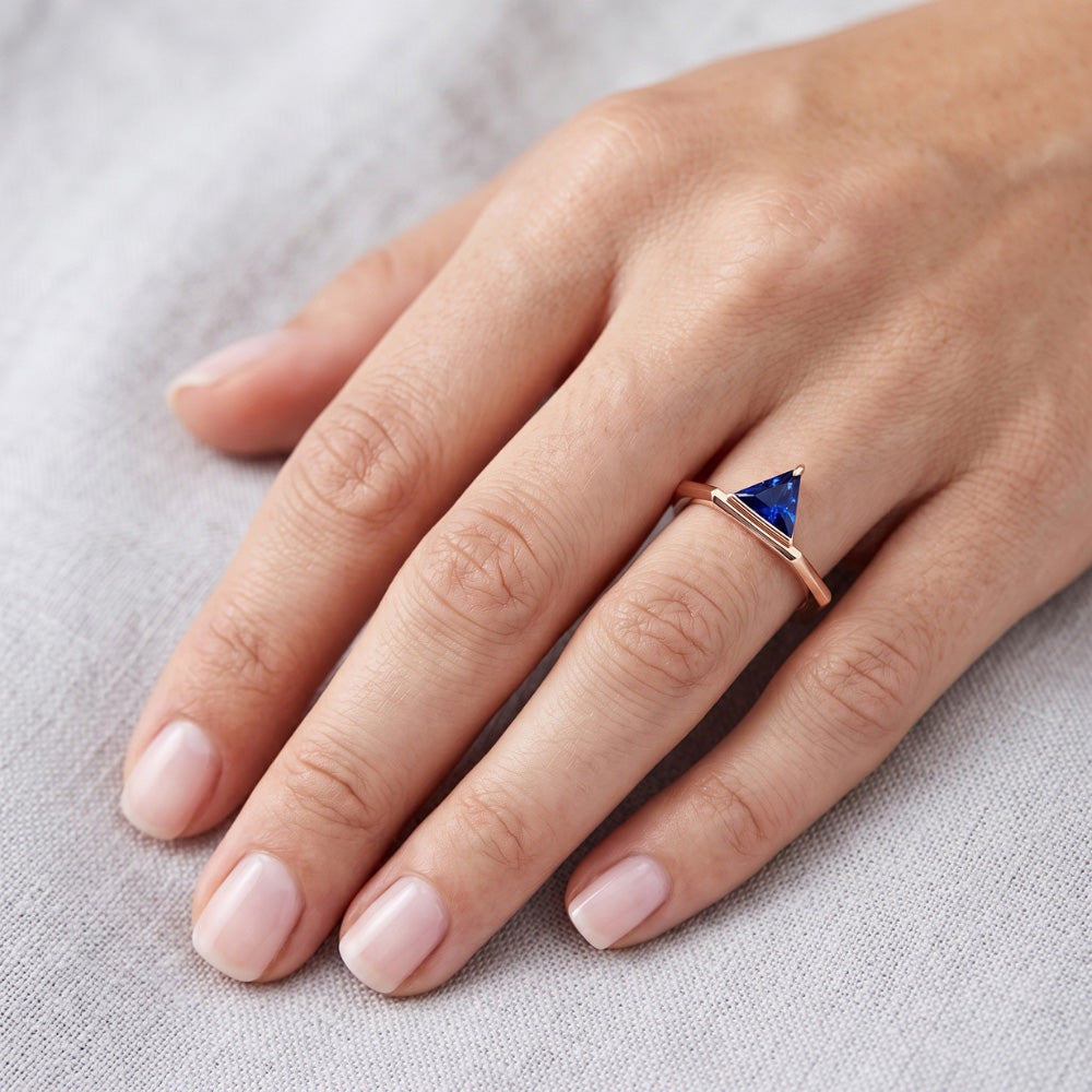Echter Diamant Ring 1 Karat - 14K Roségold