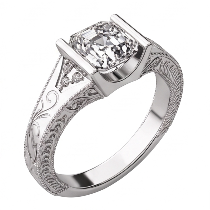 Echter Diamant Ring 2.00 Karat