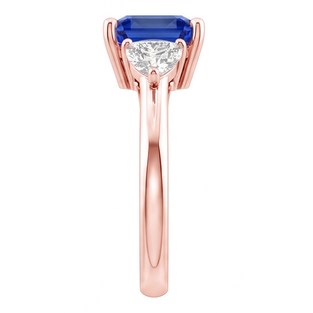 Echter Diamant Ring 2.50 Karat - 14K Roségold