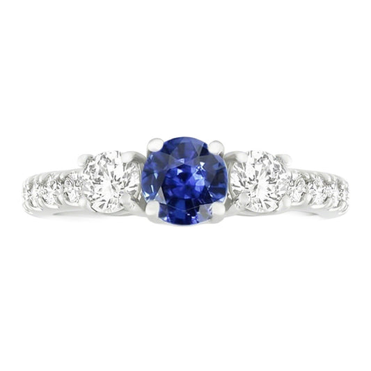 Echter Diamant Ring 2.50 Karat - 14K Weißgold