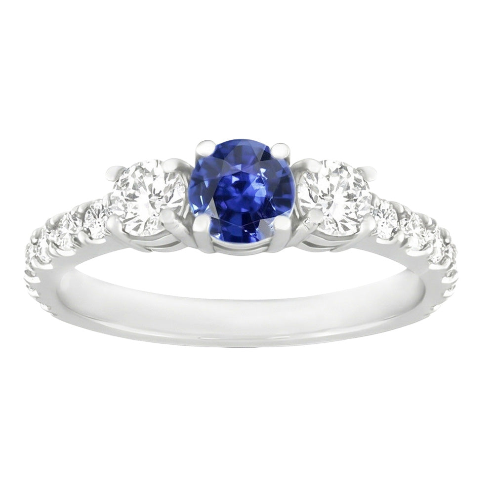 Echter Diamant Ring 2.50 Karat - 14K Weißgold