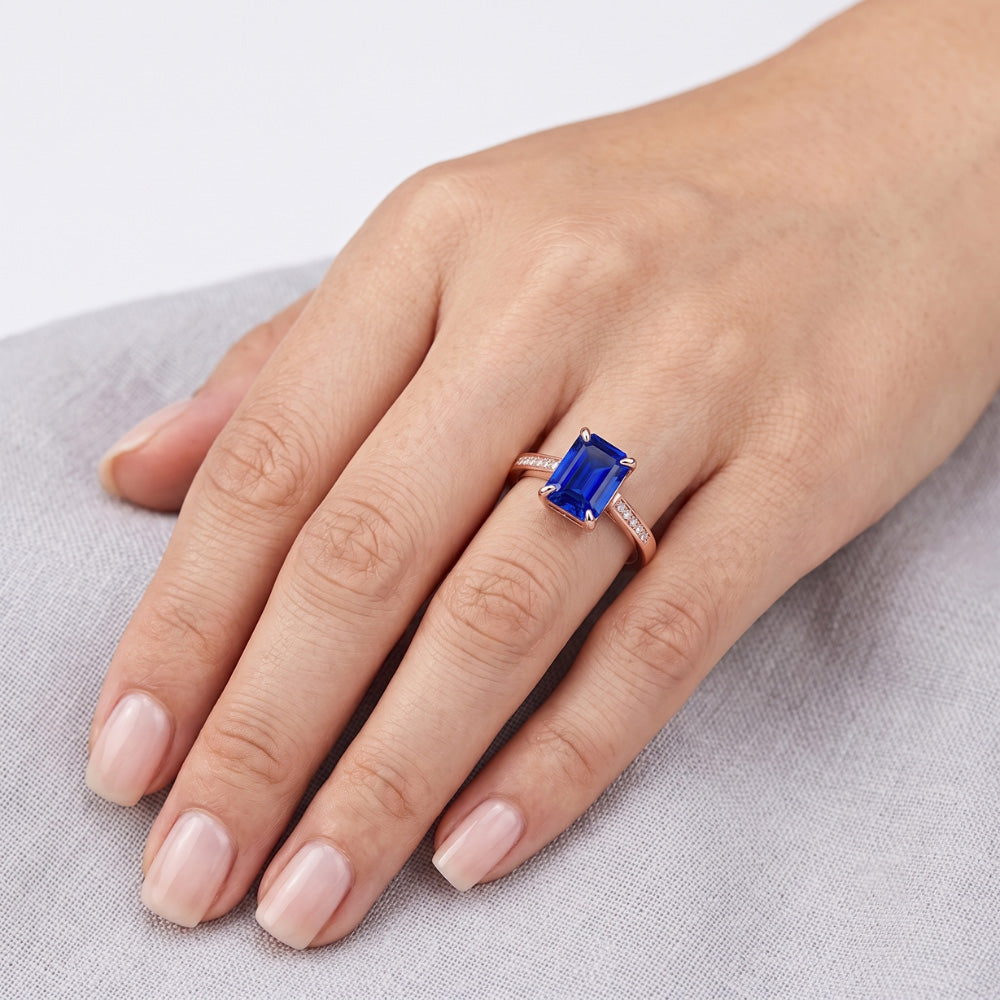 Echter Diamant Ring 2.75 Karat - 14K Roségold