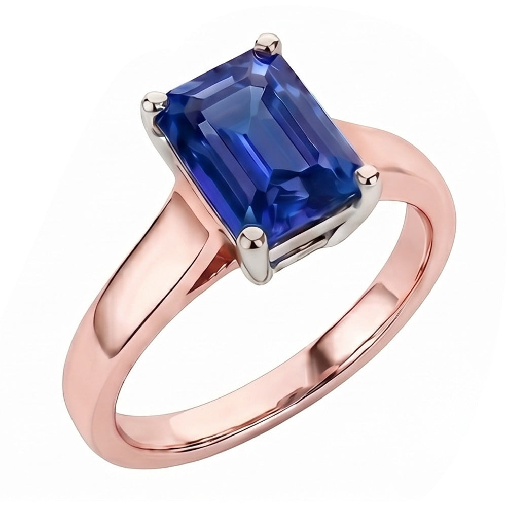 Echter Diamant Ring 2 Karat - 14K Roségold