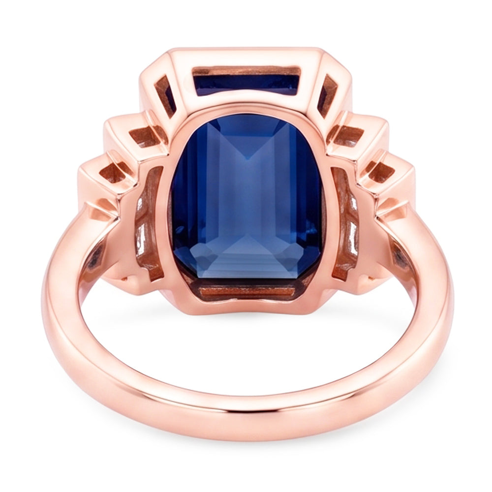 Echter Diamant Ring 3.50 Karat - 14K Roségold