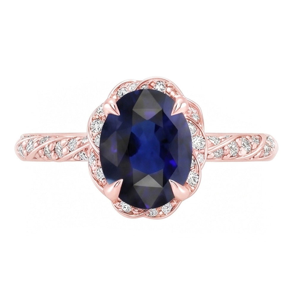 Echter Diamant Ring 3.50 Karat - Roségold