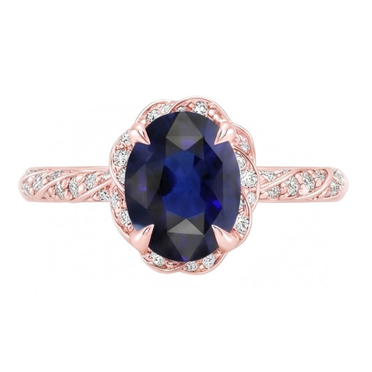Echter Diamant Ring 3.50 Karat - Roségold