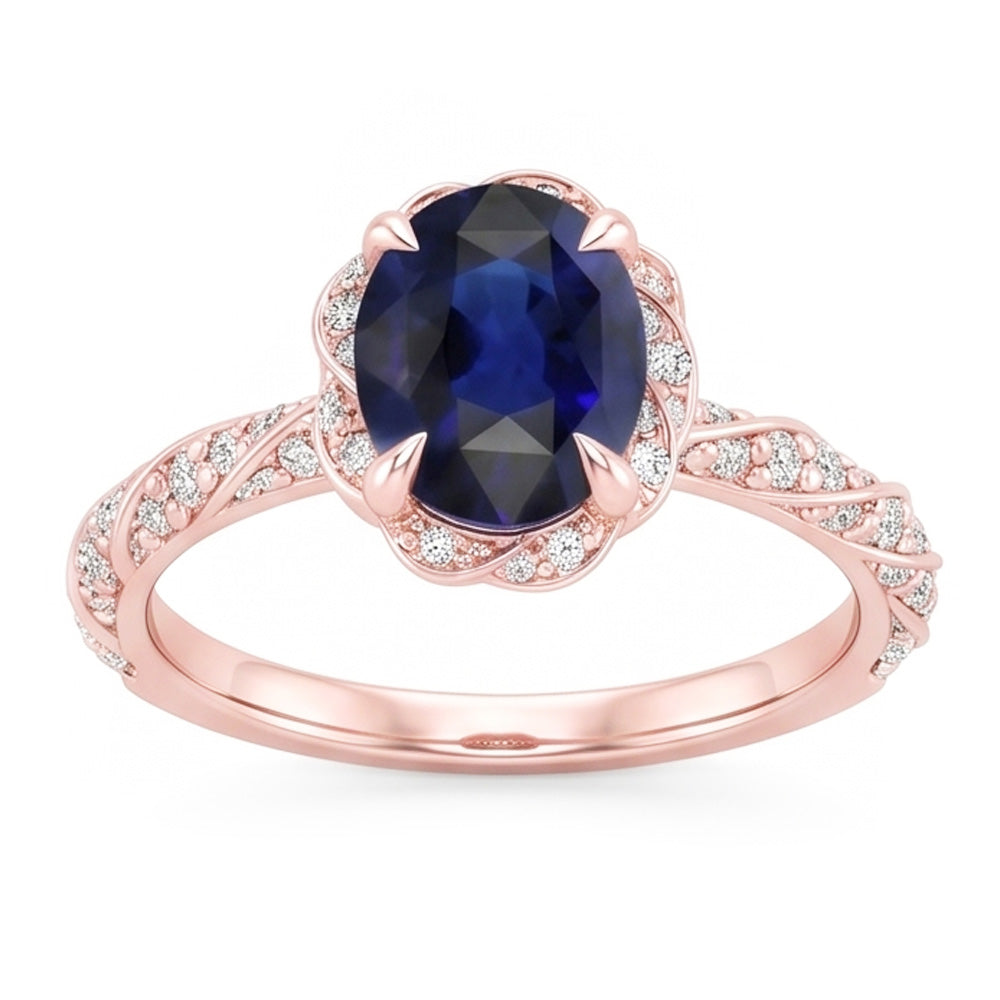 Echter Diamant Ring 3.50 Karat - Roségold