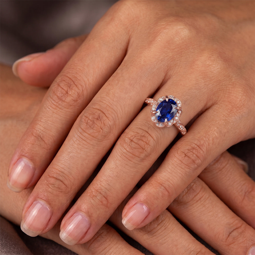 Echter Diamant Ring 3.50 Karat - Roségold