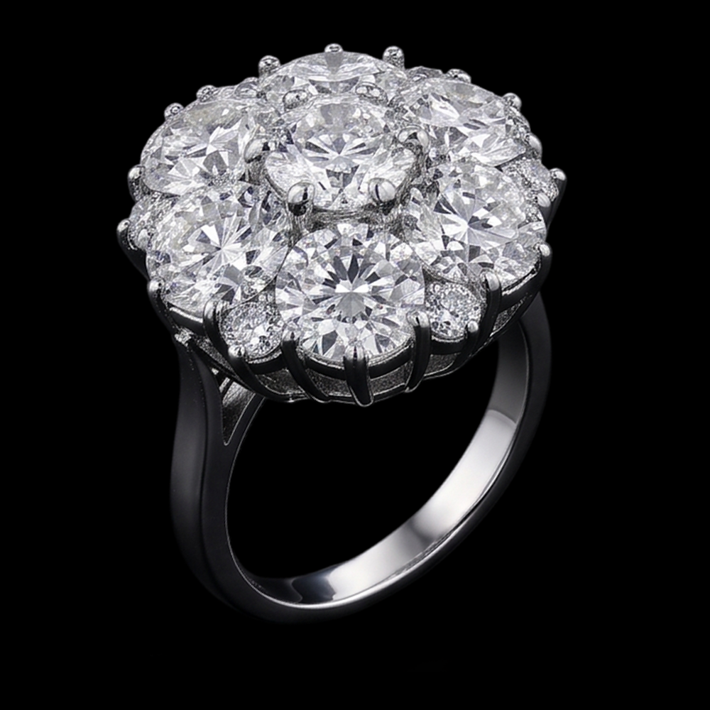Echter Diamant Ring 3.80 Karat