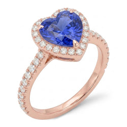 Echter Diamant Ring 3 Karat - 14K Roségold