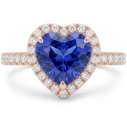 Echter Diamant Ring 3 Karat - 14K Roségold