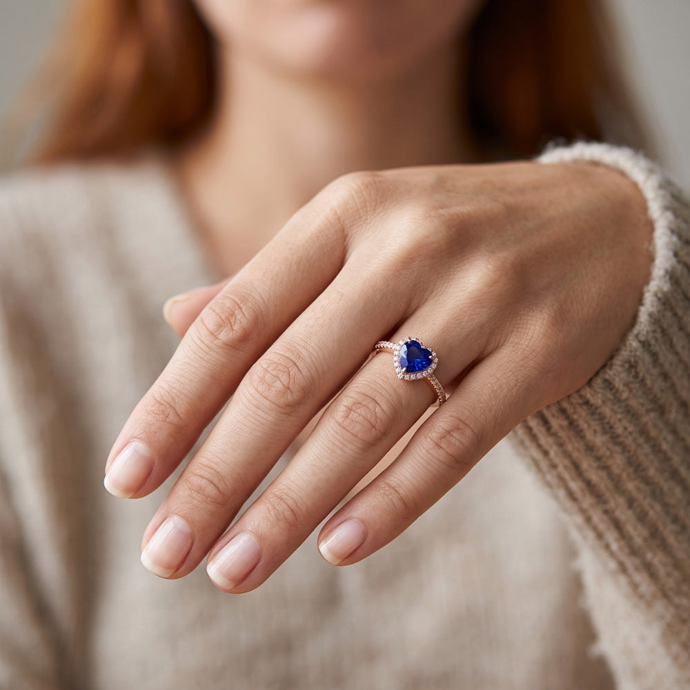 Echter Diamant Ring 3 Karat - 14K Roségold