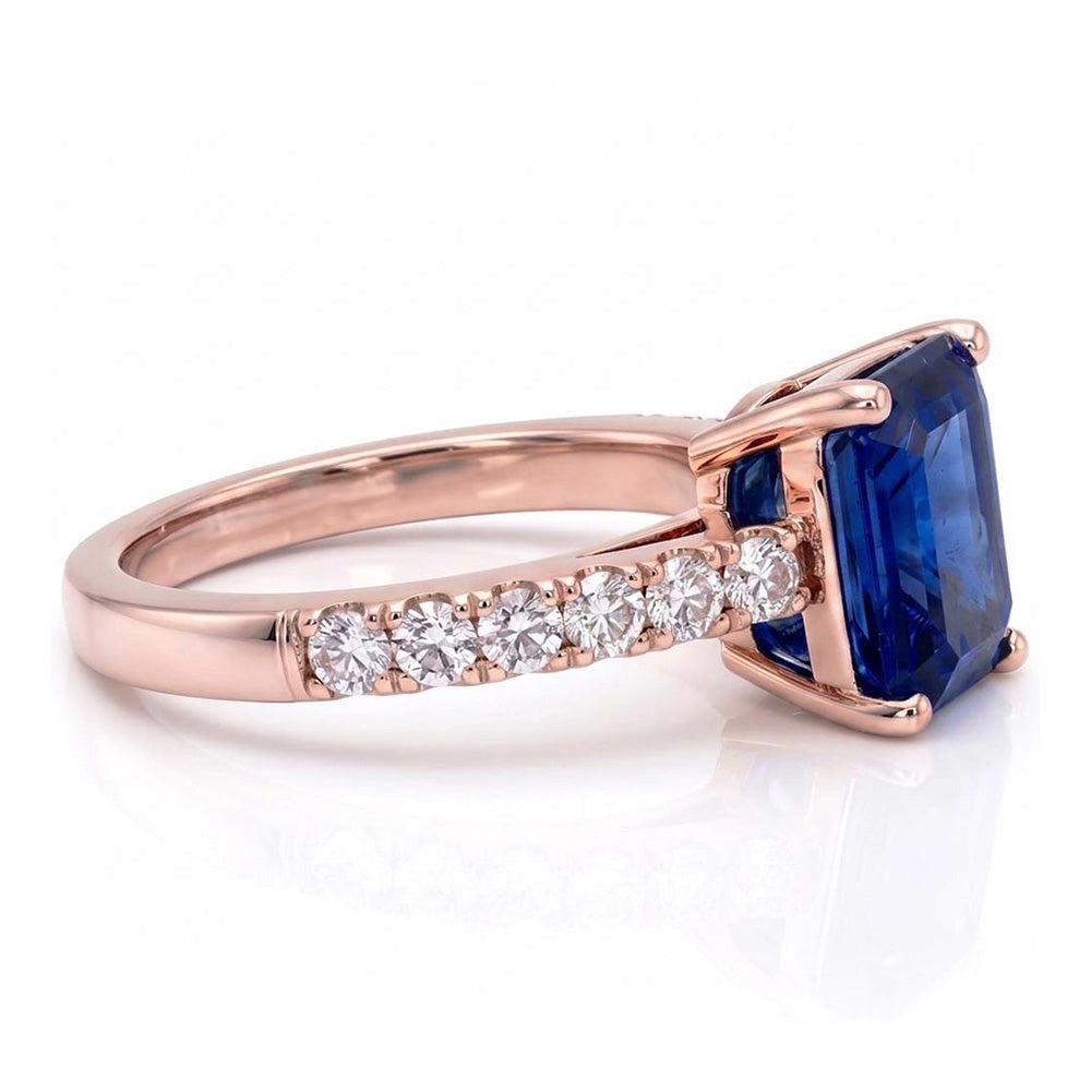Echter Diamant Ring 3 Karat - 14K Roségold