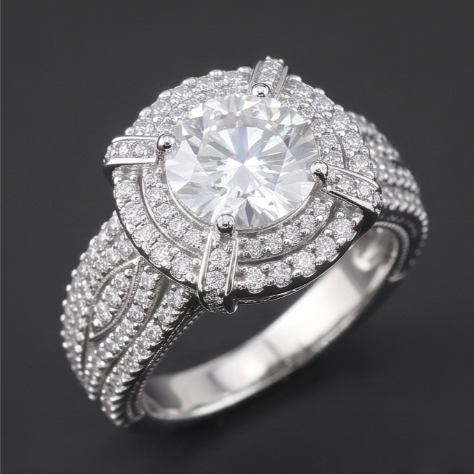 Echter Diamant Ring 3 Karat