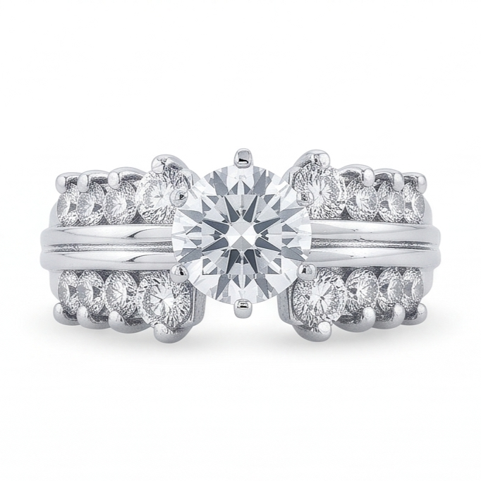 Echter Diamant Ring 3 Karat