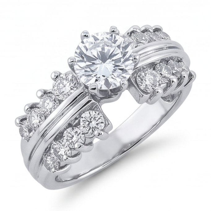Echter Diamant Ring 3 Karat