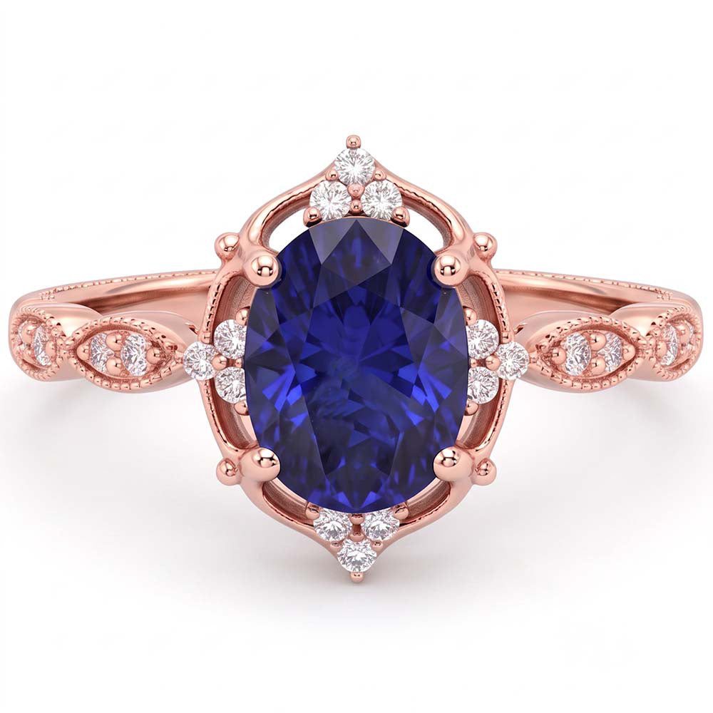 Echter Diamant Ring 3 Karat - Roségold