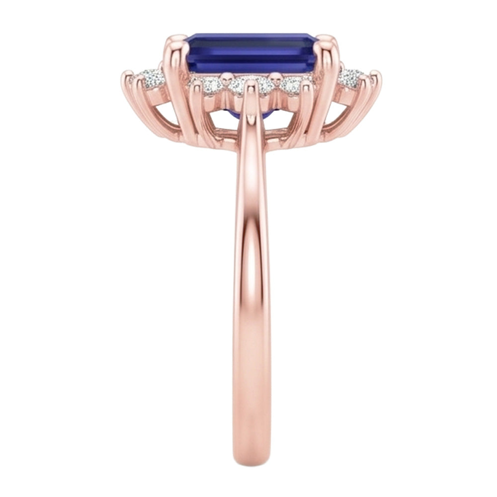 Echter Diamant Ring 4 Karat - 14K Roségold