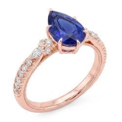 Echter Diamant Ring 5 Karat - 14K Roségold