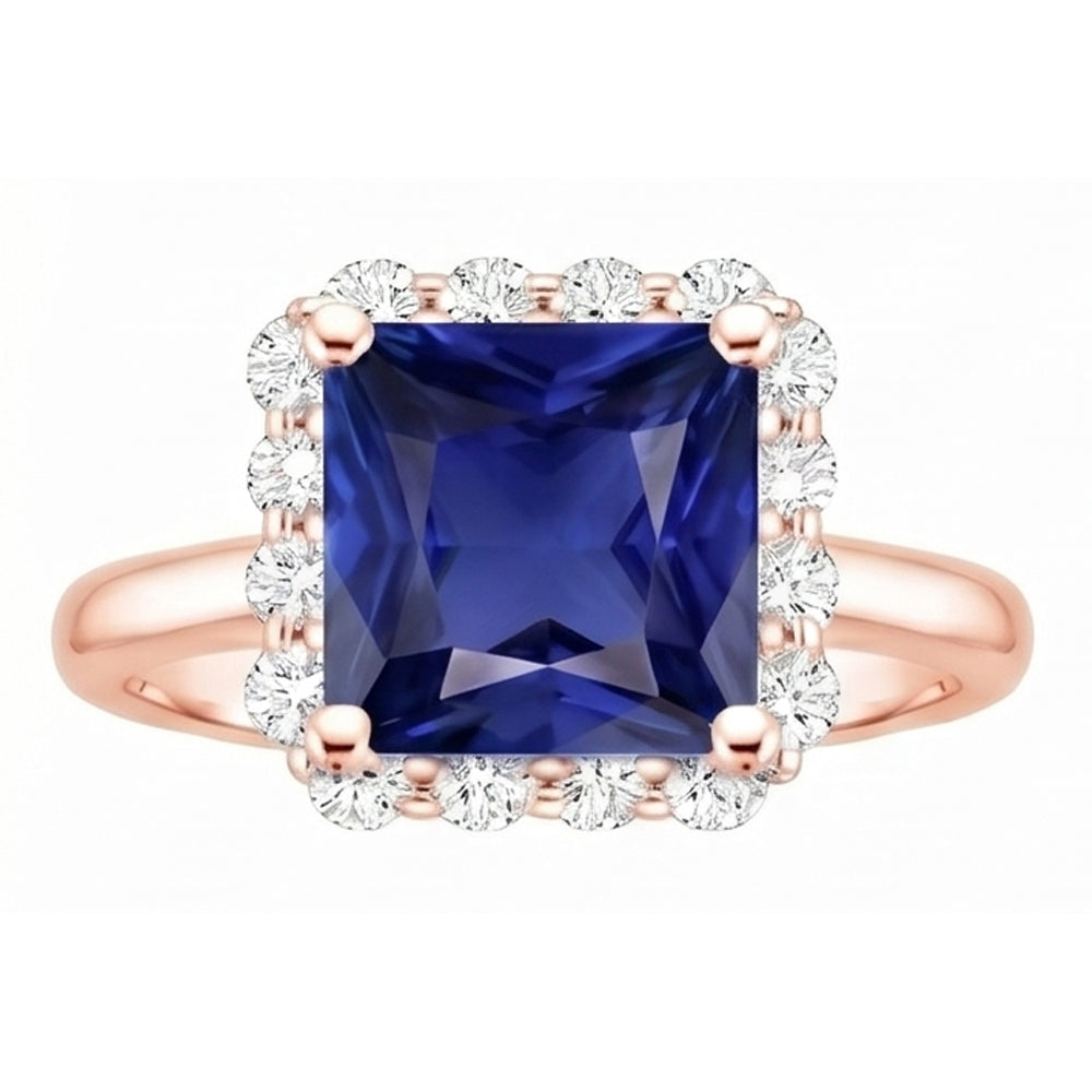 Echter Diamant Ring 6 Karat - 14K Roségold