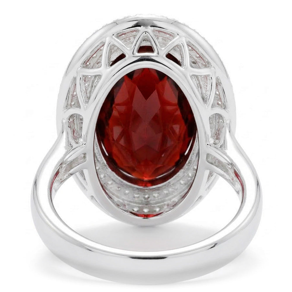 Echter Garnet Ring 12.50 Karat