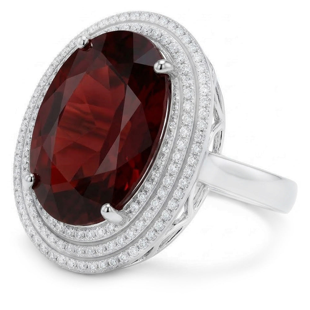 Echter Garnet Ring 12.50 Karat