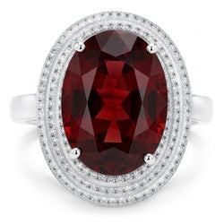 Echter Garnet Ring 12.50 Karat