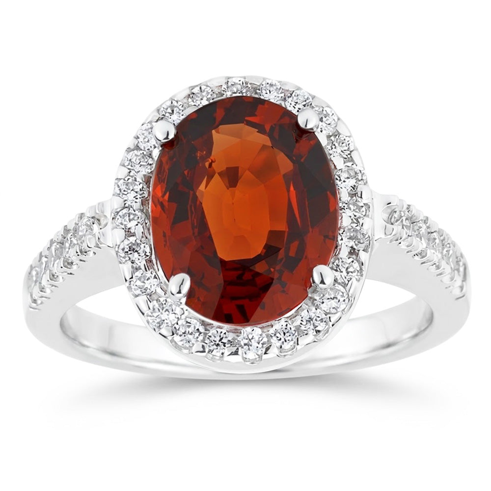 Echter Garnet Ring 14 Karat